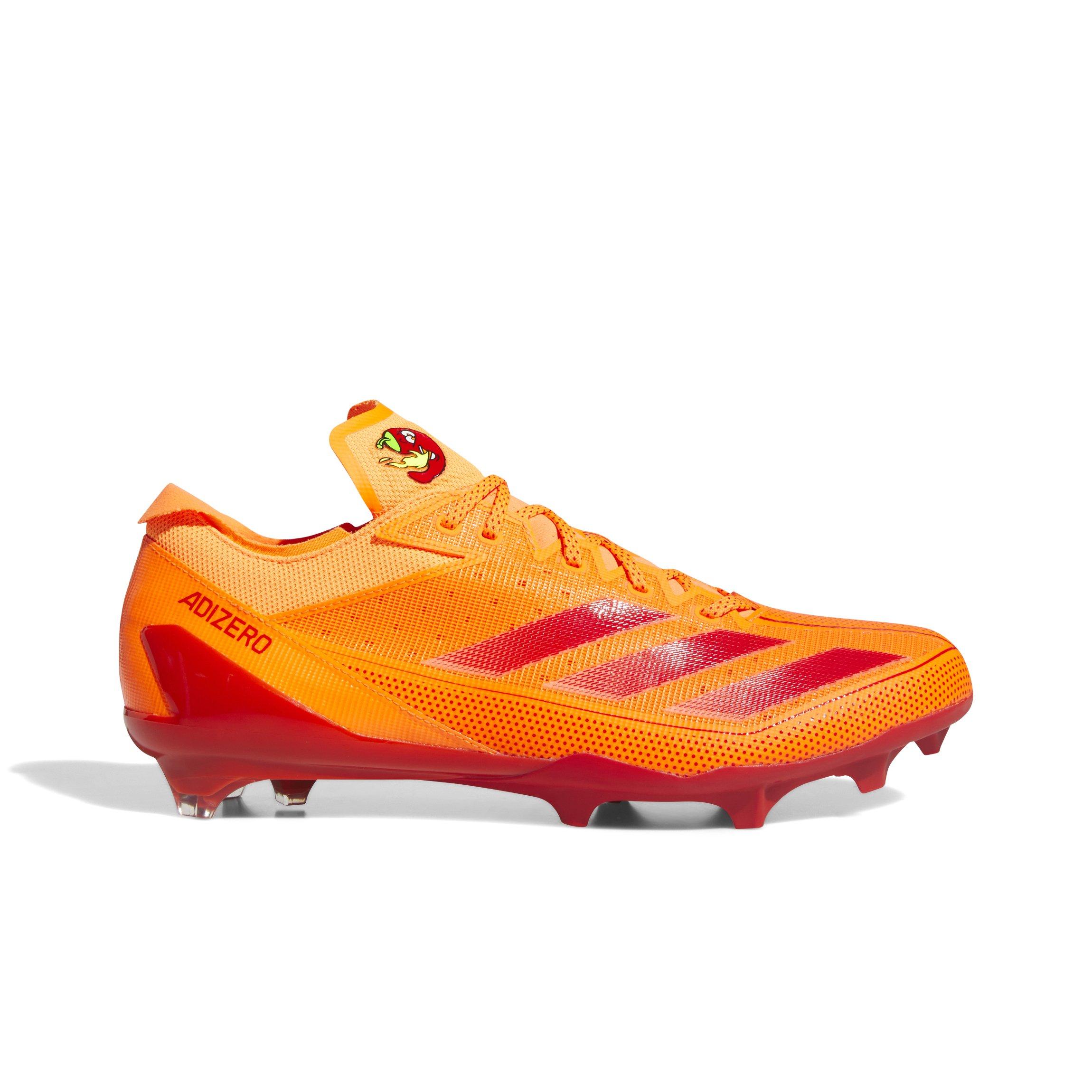 adidas Adizero Electric Snack Attack Team College Red Solar Orange Men s Football Cleat Hibbett